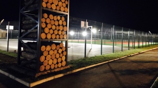 В центральном парке – комфортно и светло до поздней ночи